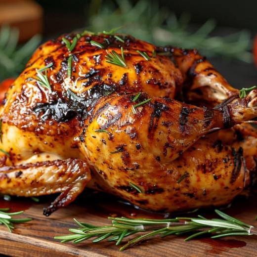 888 Курица запеченная в духовке в маринаде с аджикой